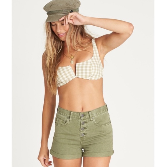 BILLABONG - BUTTON UP HIGH WAISTED SHORT - Picture 6 of 8